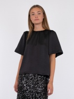 Neo Noir Florina Heavy Sateen Blouse
